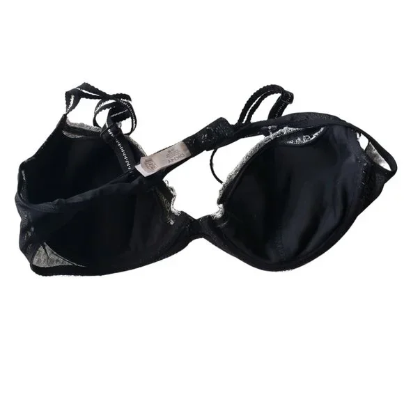 DKNY Black & White Lace Bra – Size 36B - Picture 10 of 13
